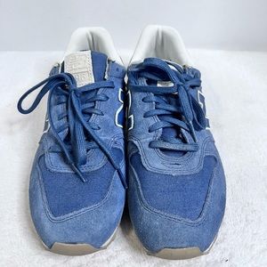 New balance 696 blue suede
